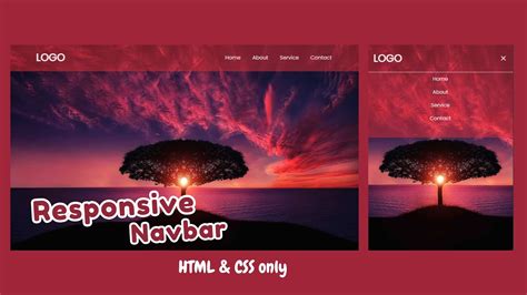 Navbar Using Html And Css How To Create Responsive Navigation Bar Using