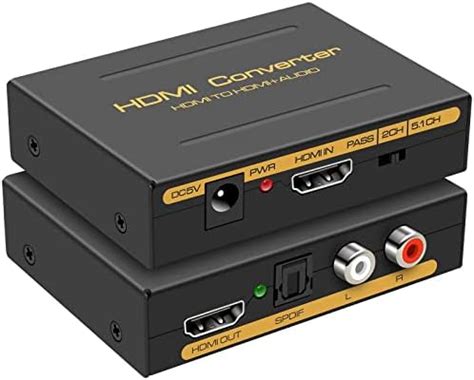 Neoteck Hdmi Audio Extractor K K Hdmi A Hdmi Optical Spdif Rca