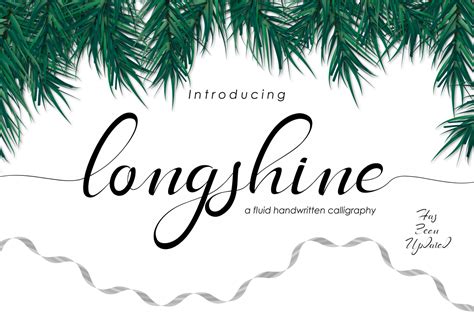 Long Shine Script By Bonjourtype On Creativemarket Calligraphy Fonts