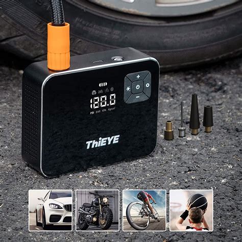 Thieye Air Compressor Airkit Portable Tire Inflator Psi Cordless