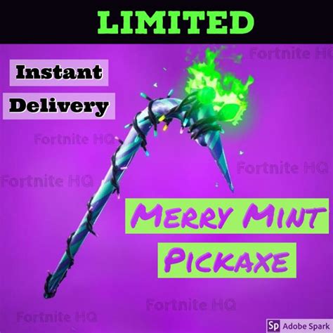 Code C Merry Mint Pickaxe Game Items Gameflip