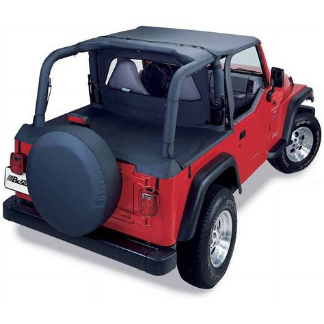 Bestop 80030 15 Jeep Wrangler Windjammer Black Denim Walmart