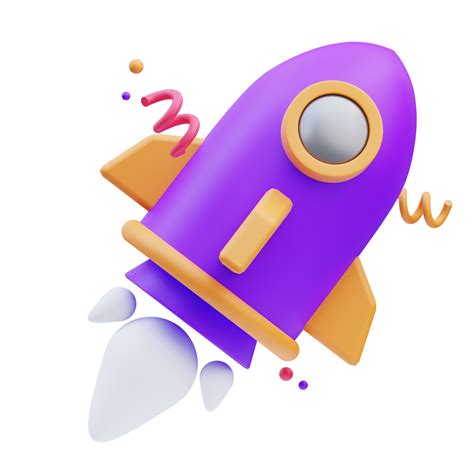 Business Symbol Rakete D Illustration Png