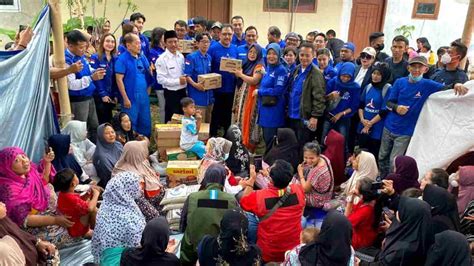 Peduli Korban Gempa Cianjur Demokrat Jabar Salurkan Berbagai Bantuan