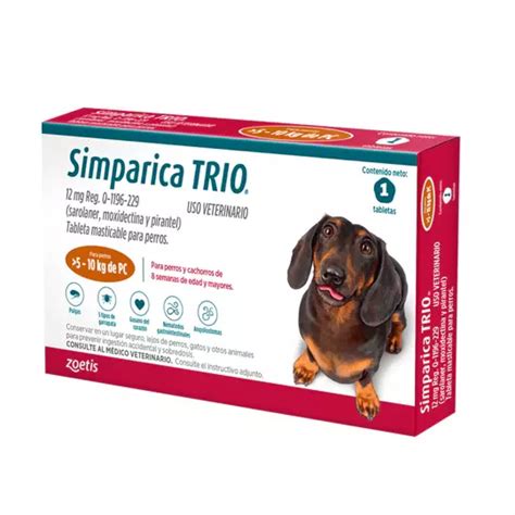 Simparica Trio Mg Tab Kg Urban Vet Mex