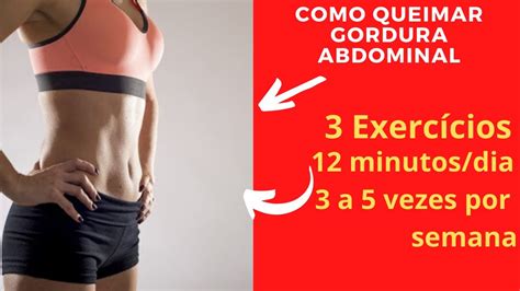 Como Queimar Gordura Abdominal Exerc Cios F Ceis Em Casa Youtube