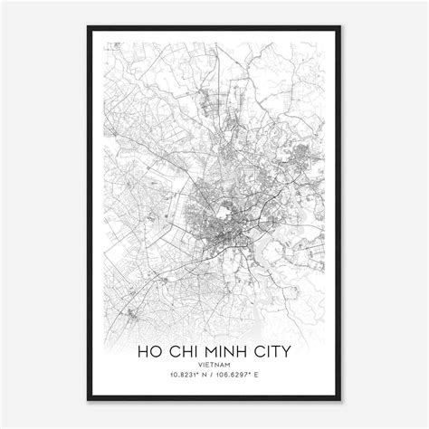 Ho Chi Minh City - Custom Maps & Posters