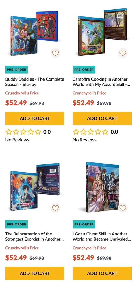 Crunchyroll June 2024 Pre Orders Ranimecollectors