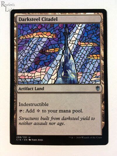 Darksteel Citadel Hand Painted Mtg Alter Revelen S Light Altered