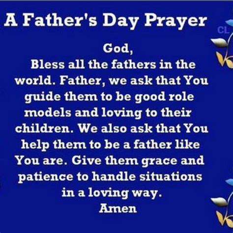 In Jesus Name I Pray Amen Fathers Day Prayer Fathers Day Wishes