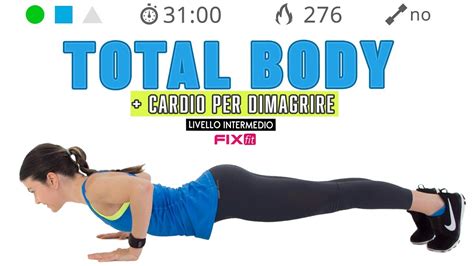 Esercizi Senza Salti Allenamento Total Body Cardio Per Dimagrire E