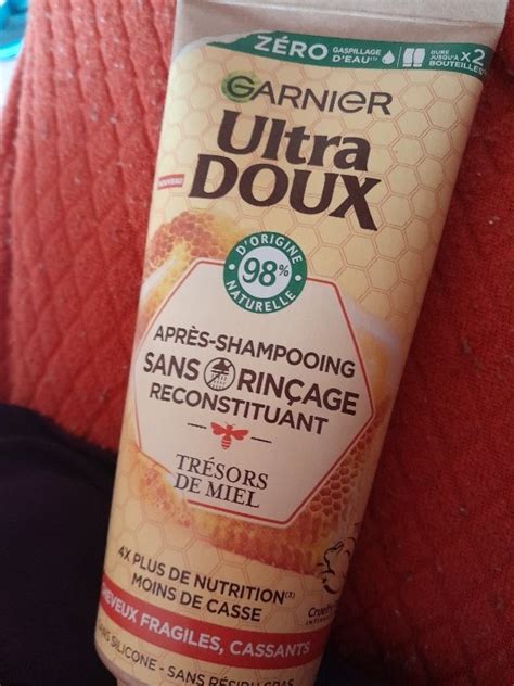 Garnier Ultra Doux Après shampooing sans rinçage reconstituant miel