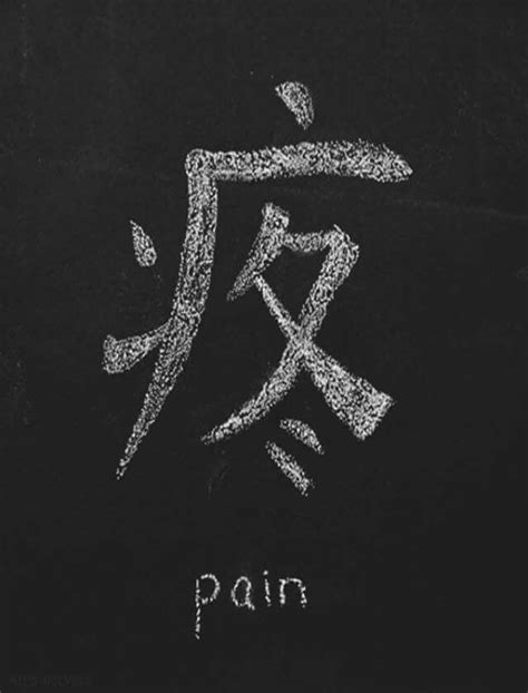 Pain Chinese Symbol Tattoos Japanese Tattoo Symbols Japanese Symbol