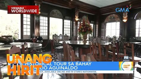 Aguinaldo Shrine House Tour Kasama Ang San G Unang Hirit Youtube