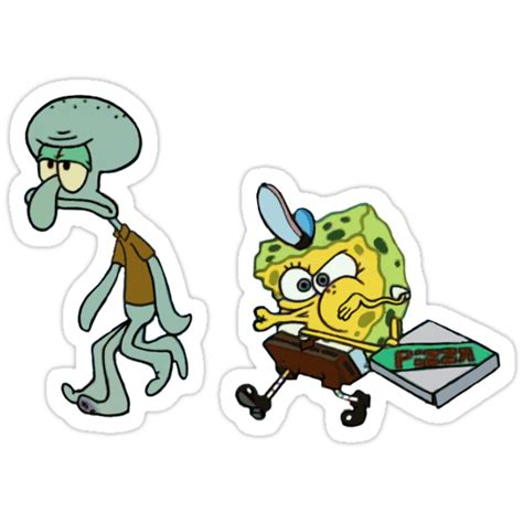 Krusty Krab Pizza Stickers By Tristan Leung Redbubble