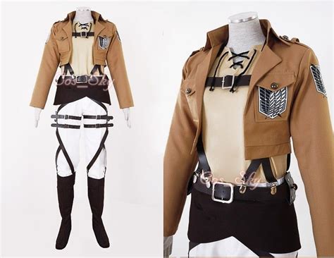 Attaque De Titan Shingeki Non Kyojin Costume Eren Jaeger Recon Corps