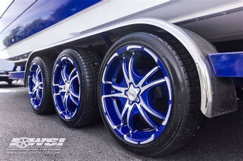 Boat Trailer Wheels Color Matched | Deluxe Customs