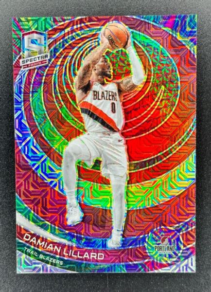 2022 23 Panini Spectra Meta Prizm 62 Damian Lillard 25 For Sale