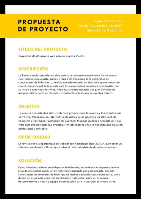 Plantillas Para Propuestas Editables Canva