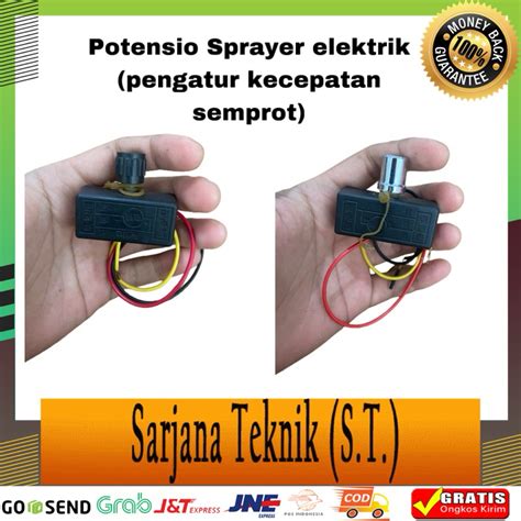 Jual Potensio Sprayer Elektrik Pengatur Kecepaan Semprot Shopee