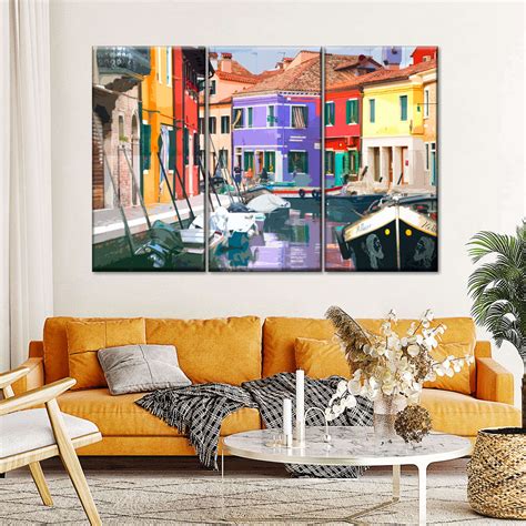 Burano Village Wall Art Canvas Prints Art Prints And Framed Canvas