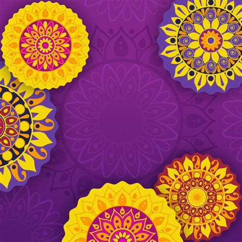 Diwali Festival with Indian Rangoli Background 10509809 Vector Art at Vecteezy