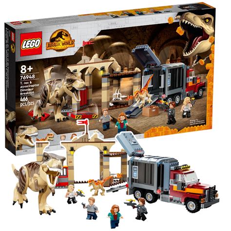 Przemoc Otwarty Klatka Schodowa Lego Jurassic World Dinozaury Figurki