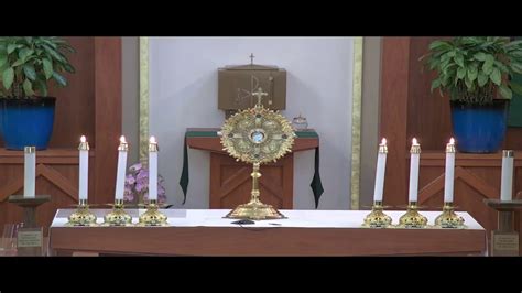 Holy Mass Rosary Adoration August Youtube