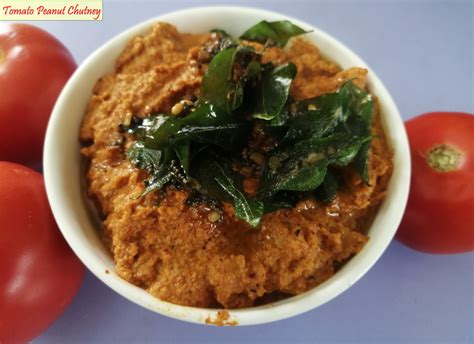 Spicy Tomato Peanut Chutney Or Red Chutney Yummy Ashas Kitchen