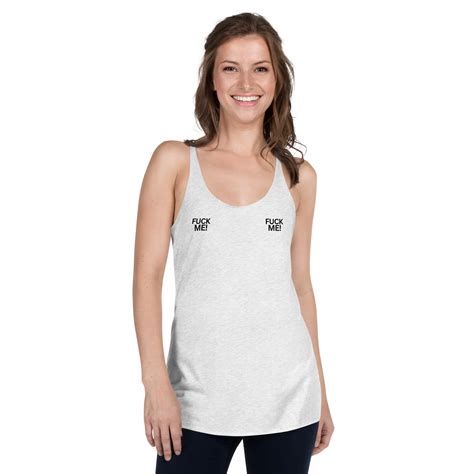 Fuck Me Nipples Tank Top White Pygear