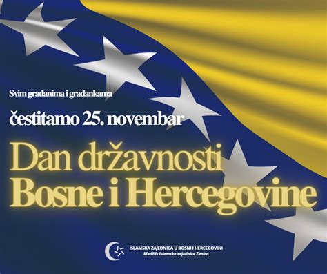 Estitka Povodom Dana Dr Avnosti Bosne I Hercegovine Med Lis Islamske