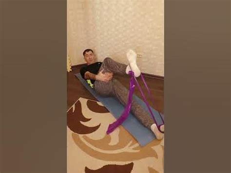 Колени болеть не будут - Простые Упражнения с резинкой 👍 #shorts - YouTube