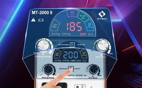 Hitbox Saldatrice Mig Multifunzionale A Con Display Lcd A Colori