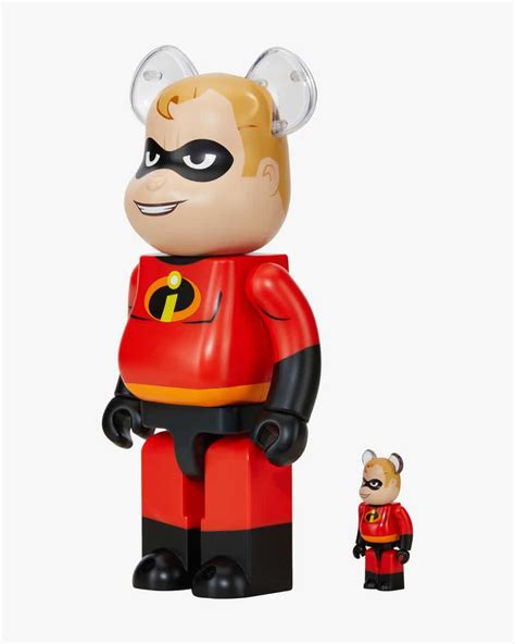 Bearbrick 100 Und 400 Disney Pixar Mr Incredible Figuren Set LODENFREY