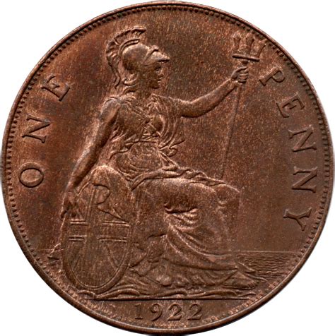 1 Penny George V United Kingdom Numista