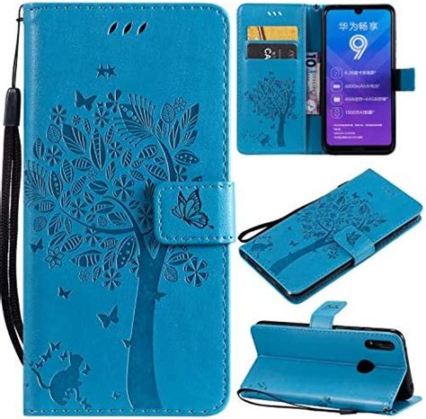 Zchen Coque Huawei Y Etui Pochette Pu Cuir Portefeuille Housse