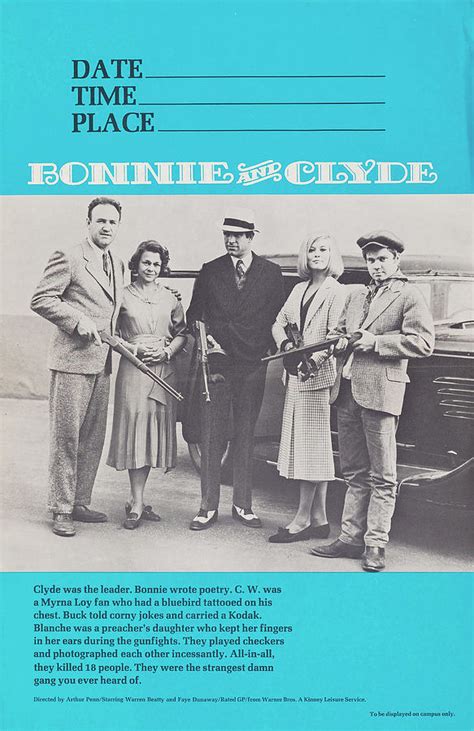 Bonnie and Clyde - 1967 Digital Art by Original Movie Poster - Fine Art ...