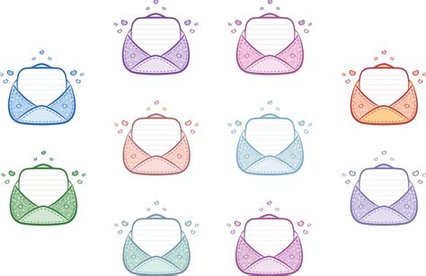 Set Of Cute Love Envelopes Letter Notes For Writing With Pastel