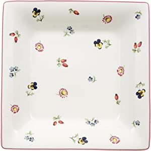 Amazon Villeroy Boch Petite Fleur 8 1 2 Inch Square Rim Soup