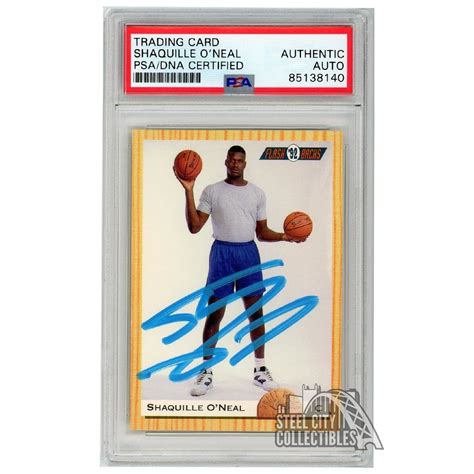 Shaquille O Neal 1992 93 Classic Flashbacks Autograph Rookie Card 104