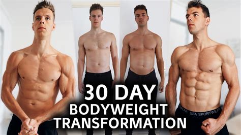 Amazing 30 DAY Body Transformation By 2 Brothers Bodyweight ONLY