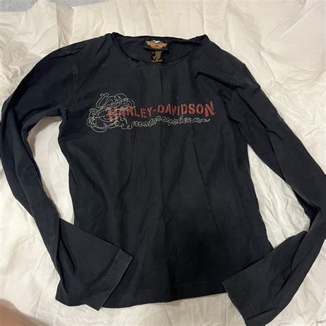 Harley Davidson Long Sleeves Women S Fashion Tops Longsleeves On