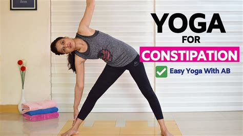 easy yoga poses for constipation remedies