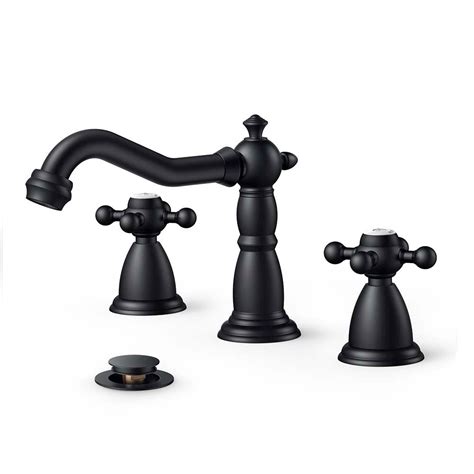 Forious Bathroom Faucets 3 Hole Antique Bathroom Sink Faucet Two Hand