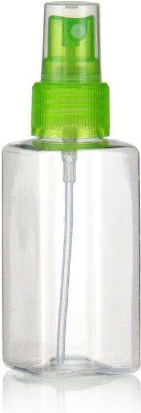 10 Stuks 100ml PET Fles Karl Groen Met Sproeikop Bol