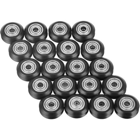 V Groove Ball Bearings, 20pcs V Groove Bearings Wheel Shaped Groove ...