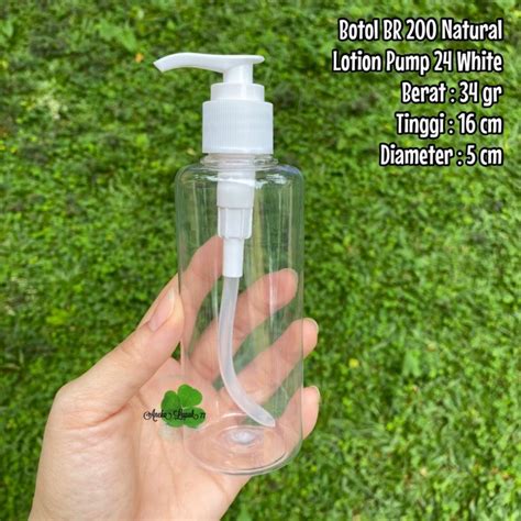 Jual Botol Lotion Pump Ml Transparan Bening Pencet Botol Plastik