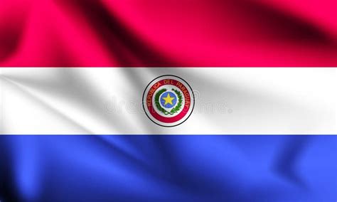 Paraguay Flag Blowing in the Wind Stock Photo - Image of freedom ...