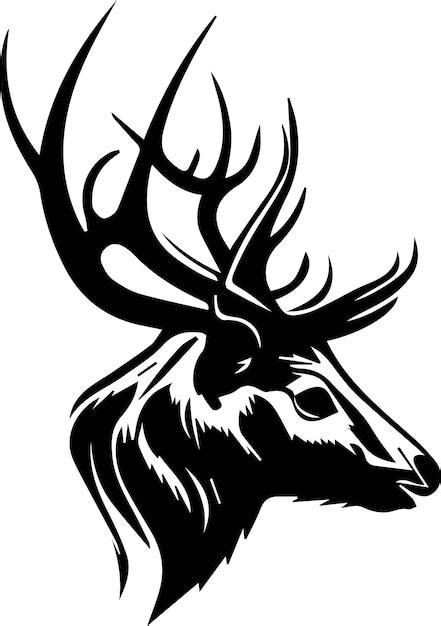 Premium Vector Deer Head Vector Logo