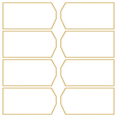 Avery Printable Tags Template